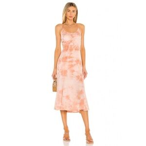 Raquel Allegra Sienna Apricot Cloudwash
Tie Dye Print Midi Dress Size 2 XS/S